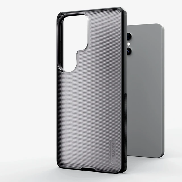 Чохол Nillkin Super Frosted Shield Pro для Samsung Galaxy S26 Ultra напівпрозоро-чорний (6902048307414)