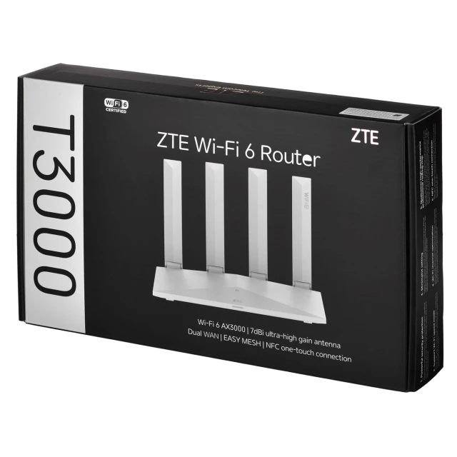 Роутер ZTE T3000 Wi-Fi 6 (6902176078361)