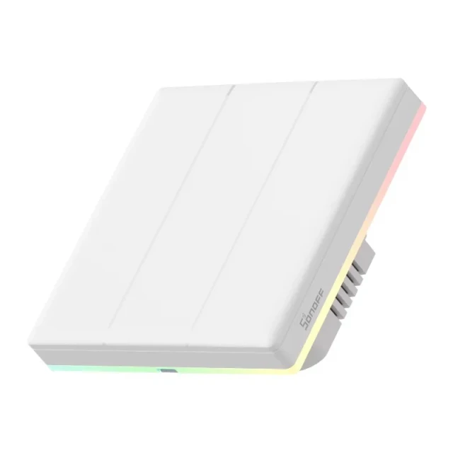 Розумний сенсорний настінний вимикач Wi-Fi Sonoff TX T5 3C (3-канальний) (T5-3C-86)