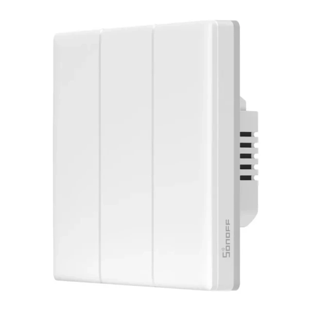 Розумний сенсорний настінний вимикач Wi-Fi Sonoff TX T5 3C (3-канальний) (T5-3C-86)