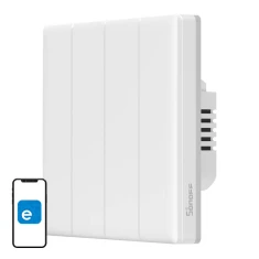 Розумний сенсорний настінний перемикач Wi-Fi Sonoff TX T5 4C (4-канальний) (T5-4C-86)