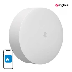 Розумний датчик температури та вологості ZigBee Sonoff SNZB-02P (круглий) (SNZB-02P)