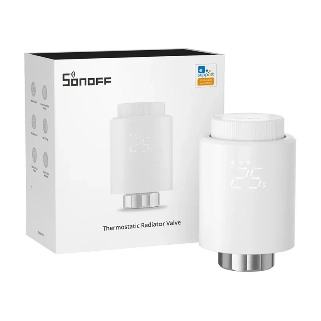 Интеллектуальная термостатическая головка Sonoff TRVZB Zigbee 3.0 (TRVZB)