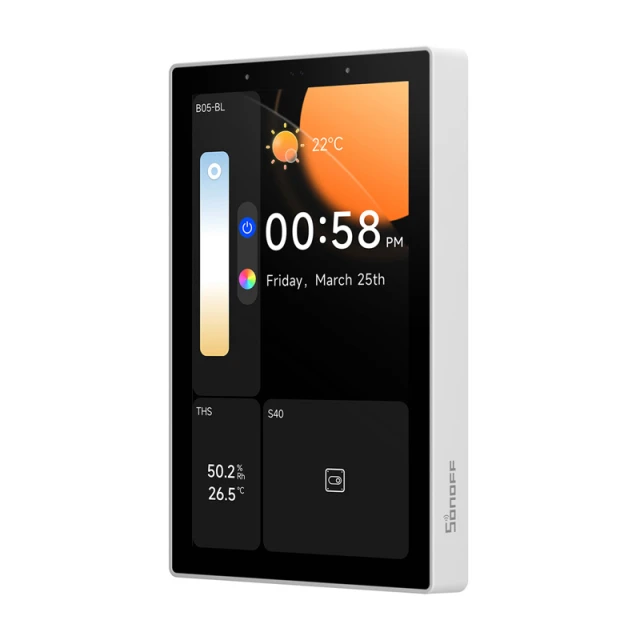 Панель керування WiFi/Bluetooth/ZigBee Matter SONOFF NSPanel Pro 120 White (NSPanel120PW)