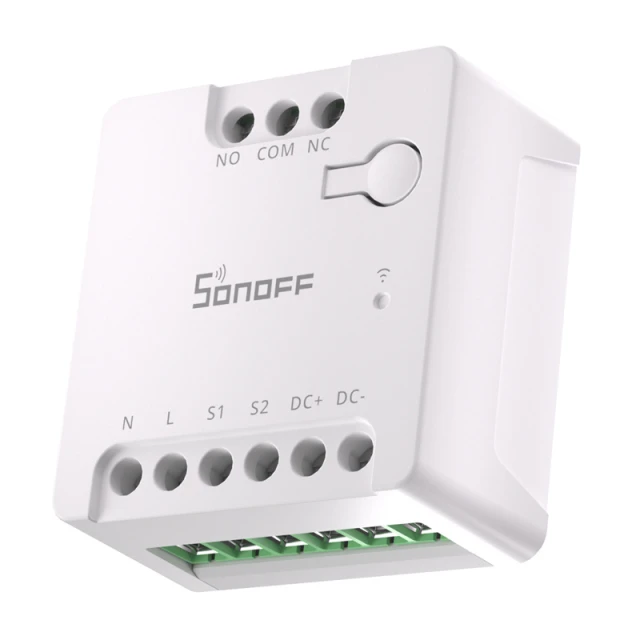 Перемикач WiFi SONOFF MINI-D Matter (AC/DC 12-48V, безпотенціальний контакт) (MINI-D)