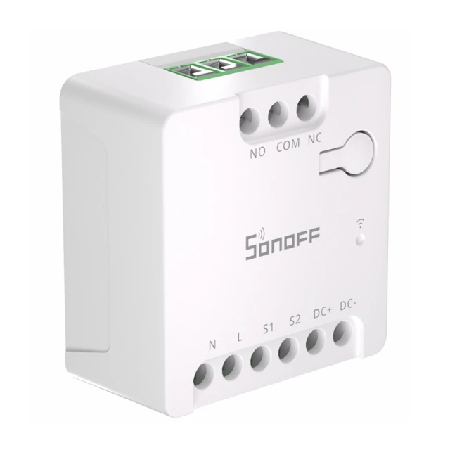 Перемикач WiFi SONOFF MINI-D Matter (AC/DC 12-48V, безпотенціальний контакт) (MINI-D)