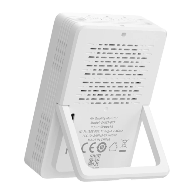 Вимірювач якості повітря WiFi LCD Sonoff AirGuard PM2.5 (SAWF-07P)