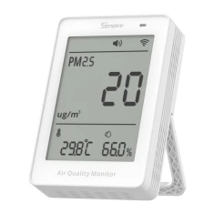 Вимірювач якості повітря WiFi LCD Sonoff AirGuard PM2.5 (SAWF-07P)