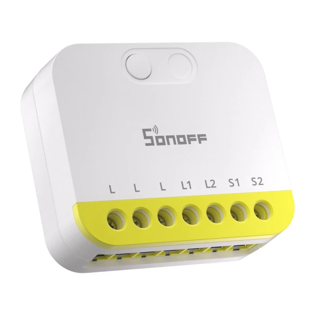 Двоканальний міні перемикач без N Sonoff MINI-ZB2GS-L ZigBee (MINI-ZB2GS-L)