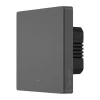 Розумний 1-канальний Wi-Fi настінний вимикач Sonoff M5-1C-86 Black (M5-1C-86M)
