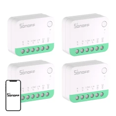 Розумний перемикач SONOFF MINIR4M Extreme Matter 4 шт