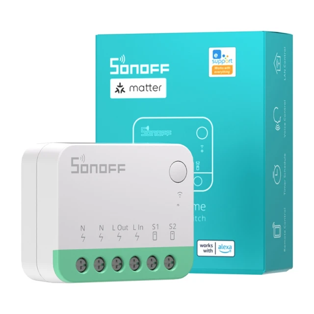 Розумний перемикач SONOFF MINIR4M Extreme Matter 4 шт