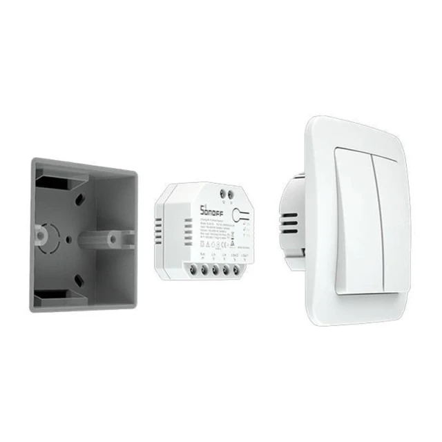 Реле Sonoff DUALR3 Wi-Fi 2-канальное White (6920075775402)