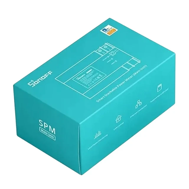 Розумний вимірювач потужності Sonoff SPM-Main Wi-Fi/Ethernet (6920075776973)