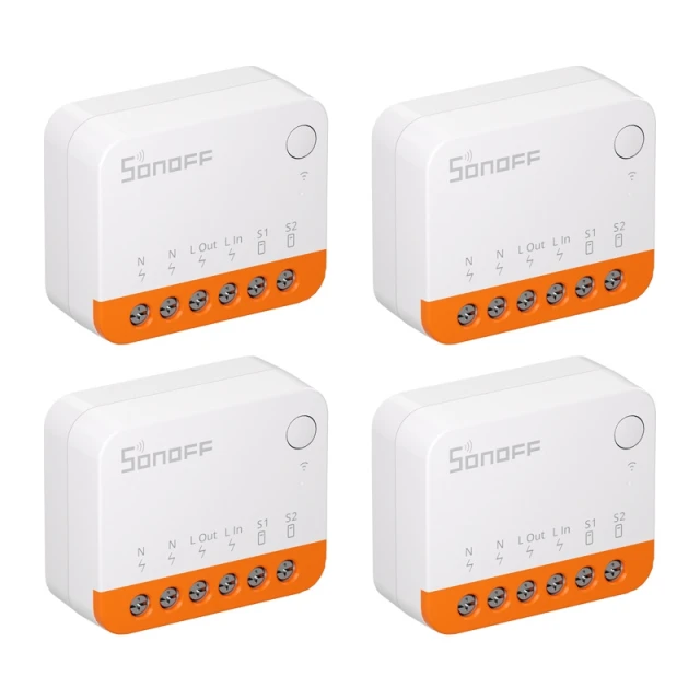 Перемикач Sonoff MINIR4 Extreme 4 Pack