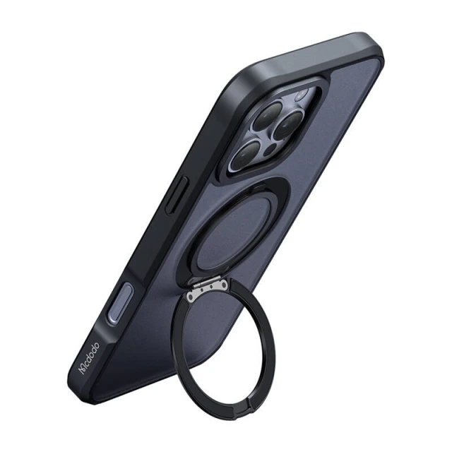 Чохол Mcdodo PC-4932 MagSafe зі стійкою для iPhone 16 Pro Black (6921002649322)