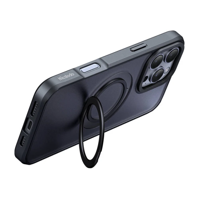 Чохол Mcdodo PC-4932 MagSafe зі стійкою для iPhone 16 Pro Black (6921002649322)