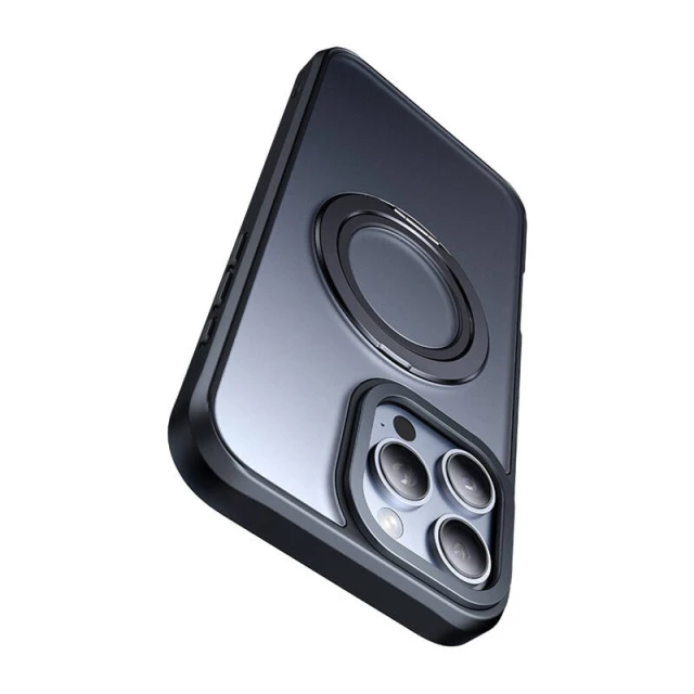 Чохол MCDODO для iPhone 16 Pro Max MagSafe зі стійкою, Black (PC-4933)