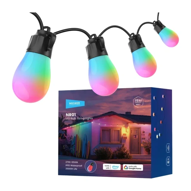 Гирлянда RGB Neewer NR01 15 м IP65 (10107279)