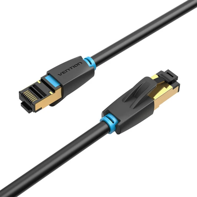 Кабель мережевий Vention IKABF Cat.8 1 м Black (6922794742819)