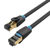 Кабель мережевий Vention IKABF Cat.8 1 м Black (6922794742819)
