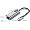 Адаптер Vention Gigabit Ethernet USB-C (6922794748996)