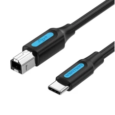 Кабель для принтера Vention USB 2.0 Type-C male to Type-B male 2 м (6922794756427)