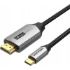 Кабель Vention USB-C to HDMI 4K@60Hz в обплетенні 2 м Gray (6922794765160)