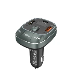 Автомобільний Vention FM-трансмітер Bluetooth 5.0 30W PD (6922794775923)
