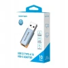 Адаптер Vention USB 3.1 USB-A to USB-C зі шнурком (6922794779969)