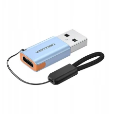 Адаптер Vention USB 3.1 USB-A to USB-C зі шнурком (6922794779969)