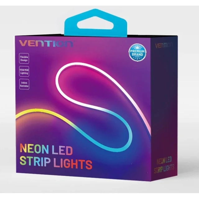 Світлодіодна стрічка Vention Silicone Neon з IR пультом живлення USB 5V 2 м (6922794783126)
