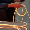 Світлодіодна стрічка Vention Silicone Neon з IR пультом і блоком живлення DC 12V 5 м (6922794783133)