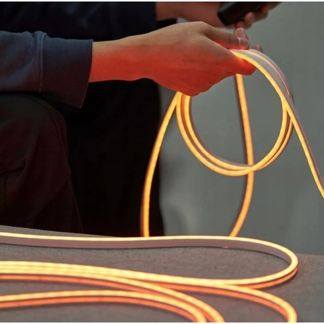 Світлодіодна стрічка Vention Silicone Neon з IR пультом і блоком живлення DC 12V 5 м (6922794783133)
