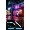 Світлодіодна стрічка Vention Silicone Neon з IR пультом і блоком живлення DC 12V 5 м (6922794783133)