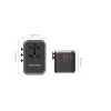Універсальний мережевий адаптер Vention 65 Вт GaN 2x USB-A 2x USB-C Black (6922794784345)