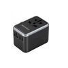 Універсальний мережевий адаптер Vention 65 Вт GaN 2x USB-A 2x USB-C Black (6922794784345)