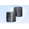 Універсальний мережевий адаптер Vention 65 Вт GaN 2x USB-A 2x USB-C Black (6922794784345)