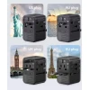 Універсальний мережевий адаптер Vention 65 Вт GaN 2x USB-A 2x USB-C Black (6922794784345)