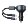 Набір Vention автомобільна зарядка 30W + кабель USB-C-Lightning (FFOB0)