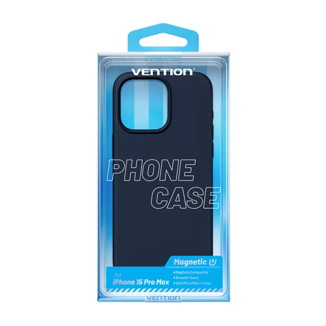Чохол Vention KUFL0-40 для iPhone 15 Pro Max Blue (6922794787469)