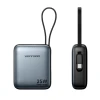 Портативний зарядний пристрій Vention 10000 mAh 35 Вт PD з вбудованим кабелем USB-C Gray (6922794789180)