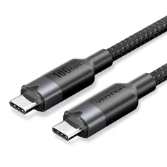 Кабель Vention USB-C to USB-C USB 3.2 5A 10Gbps 1 м Black (6922794789272)