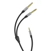Кабель аудіо Vention mini jack 3.5mm на 2x jack 6.35mm 8m (BARHK)