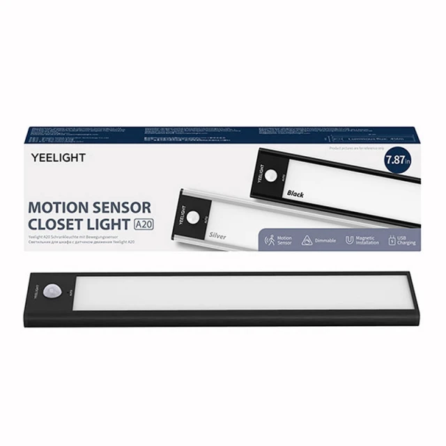 Світильник Yeelight Closet Light 20cm 2700K Black (YLCG002-b)