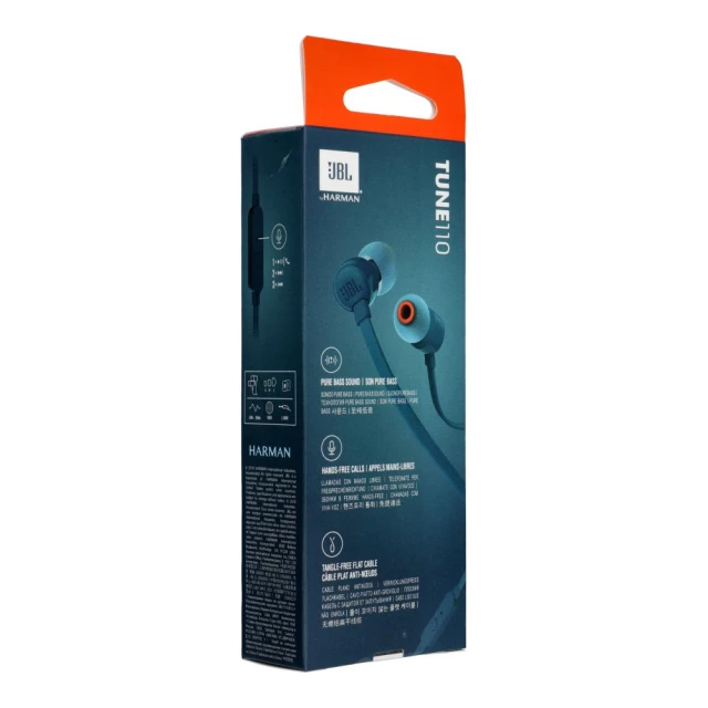 Навушники JBL T110 mini jack 3.5mm Blue (6925281918940)