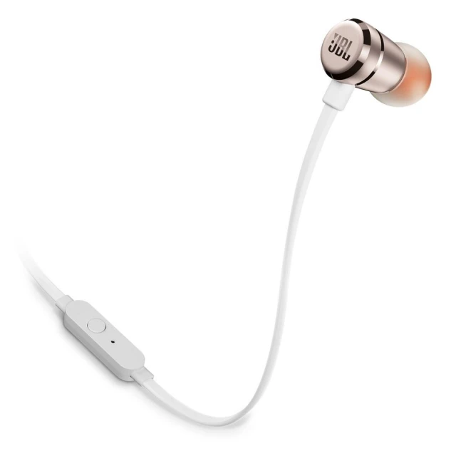 Навушники дротові JBL T290 Jack 3.5mm з мікрофоном Gold (6925281924101)