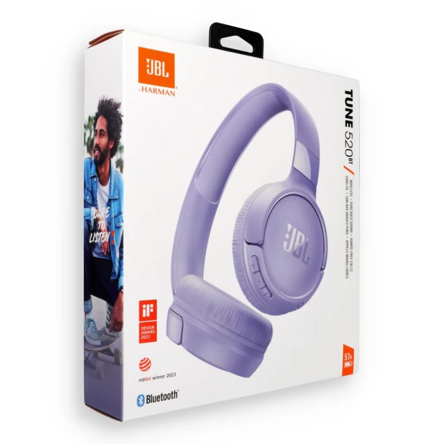 Навушники безпровідні JBL Tune 520BT Purple (6925281963797)