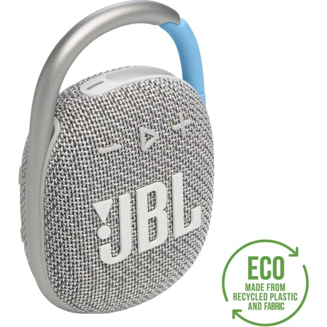 Бездротова колонка JBL Clip 4 Eco White (6925281967597)
