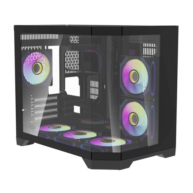 Корпус компьютера Darkflash FT418 Black + 6 вентиляторов ARGB (FT418)